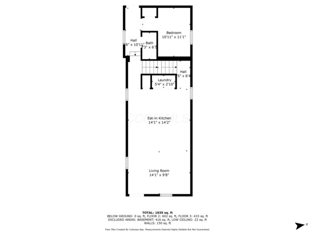 863 Carpenter St, Columbus, OH 43206 - view of home floor plan