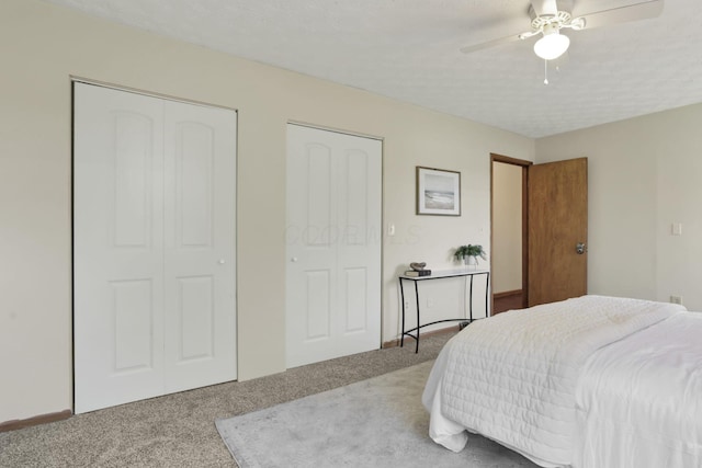 6464 Blackhaw Dr, Reynoldsburg, OH 43068 - carpeted bedroom with a ceiling fan