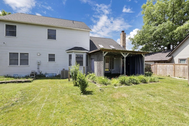 6464 Blackhaw Dr, Reynoldsburg, OH 43068 - back of house featuring a chimney