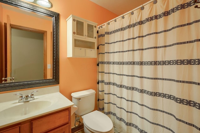 5700 Boucher Dr, Orient, OH 43146 - bathroom with vanity and a shower with shower curtain