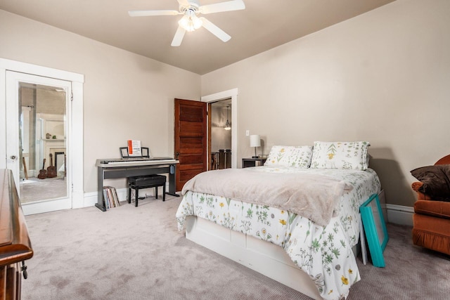 1412 Bryden Rd, Columbus, OH 43205 - bedroom featuring carpet floors and ceiling fan