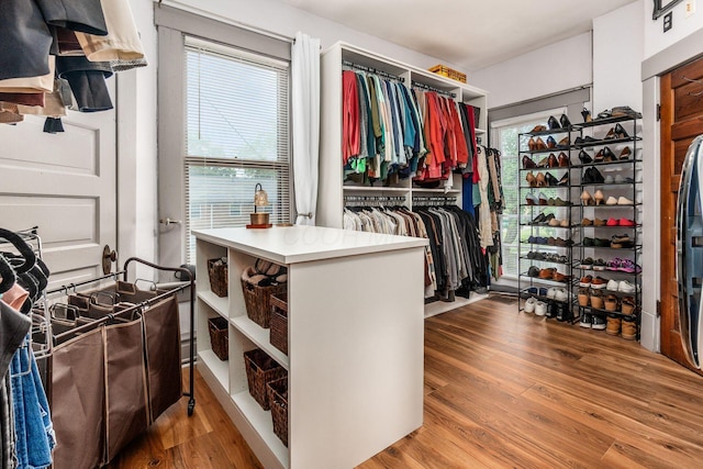 1412 Bryden Rd, Columbus, OH 43205 - spacious closet featuring wood finished floors