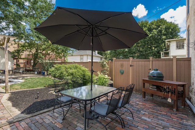 1412 Bryden Rd, Columbus, OH 43205 - view of patio featuring outdoor dining space