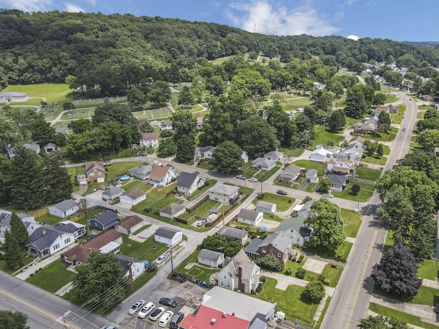 1444 N Columbus St, Lancaster, OH 43130 - aerial view of property and surrounding area with a heavily wooded area