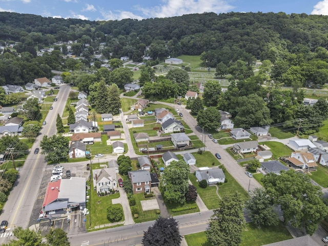 1444 N Columbus St, Lancaster, OH 43130 - aerial view of property and surrounding area with nearby suburban area and a heavily wooded area