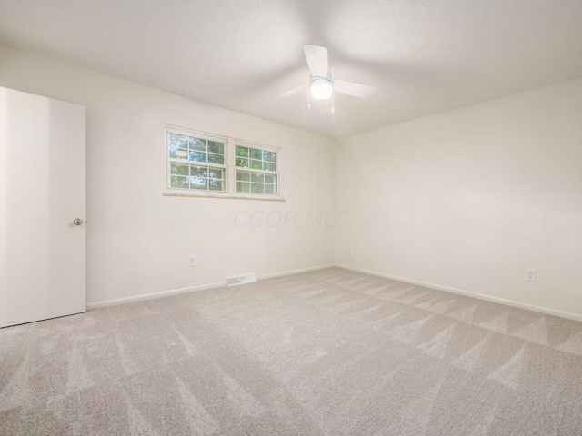 6019 Beechcroft Rd, Columbus, OH 43229 - carpeted spare room featuring ceiling fan and baseboards