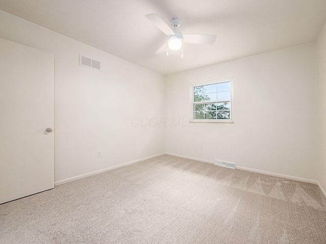 6019 Beechcroft Rd, Columbus, OH 43229 - empty room featuring carpet floors and ceiling fan