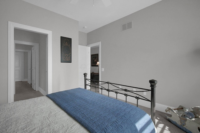 7211 Craigens Ct, Plain City, OH 43064 - bedroom featuring carpet and a ceiling fan