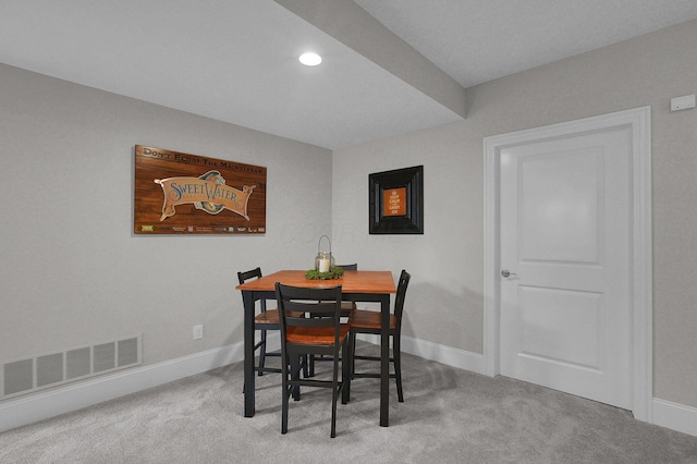 7211 Craigens Ct, Plain City, OH 43064 - dining room with carpet floors and recessed lighting