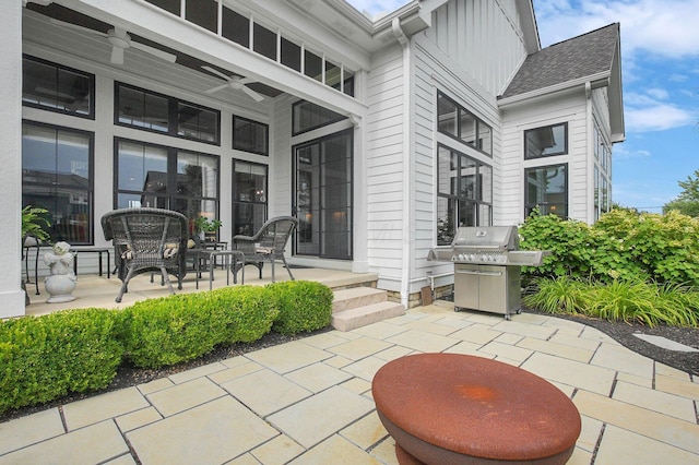 7211 Craigens Ct, Plain City, OH 43064 - view of patio featuring grilling area