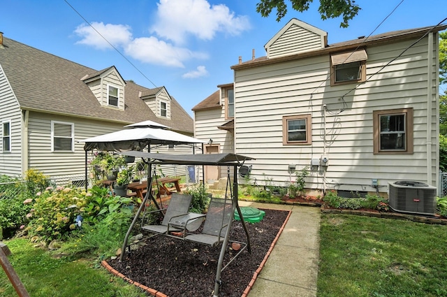 613 Salisbury Rd, Columbus, OH 43204 - back of house featuring a gazebo and crawl space
