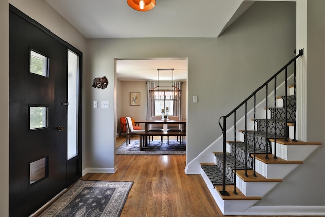 315 S Kellner Rd, Columbus, OH 43209 - entrance foyer featuring wood finished floors and stairs