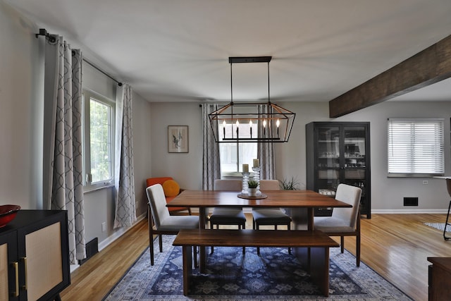 315 S Kellner Rd, Columbus, OH 43209 - dining area with a chandelier and wood finished floors