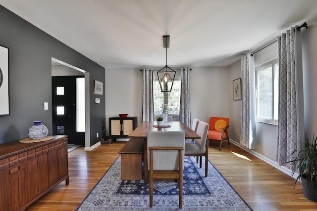 315 S Kellner Rd, Columbus, OH 43209 - dining area featuring light wood-style floors and baseboards