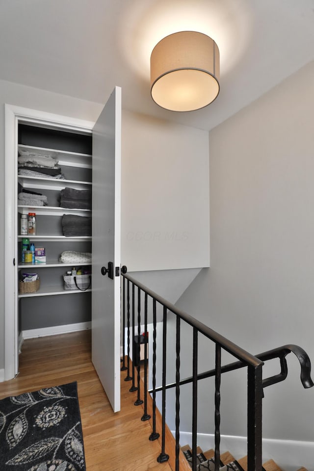 315 S Kellner Rd, Columbus, OH 43209 - staircase featuring wood finished floors
