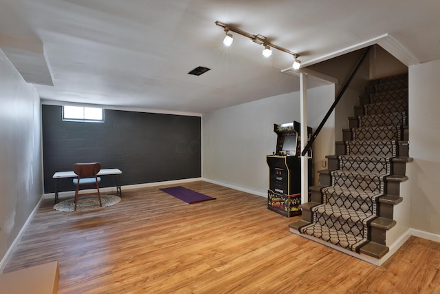 315 S Kellner Rd, Columbus, OH 43209 - living area featuring wood finished floors and stairs
