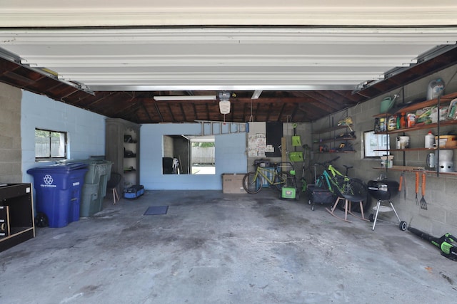 315 S Kellner Rd, Columbus, OH 43209 - garage with concrete block wall