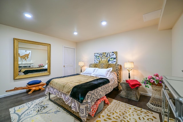 7394 Whitlind Ln, Athens, OH 45701 - bedroom with wood finished floors and recessed lighting
