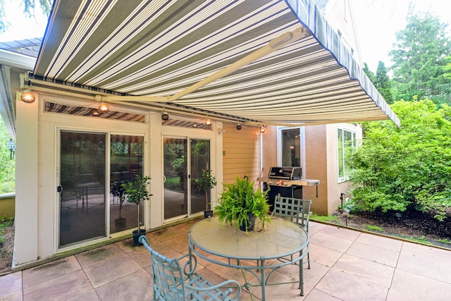 7394 Whitlind Ln, Athens, OH 45701 - view of patio / terrace featuring outdoor dining space and a grill