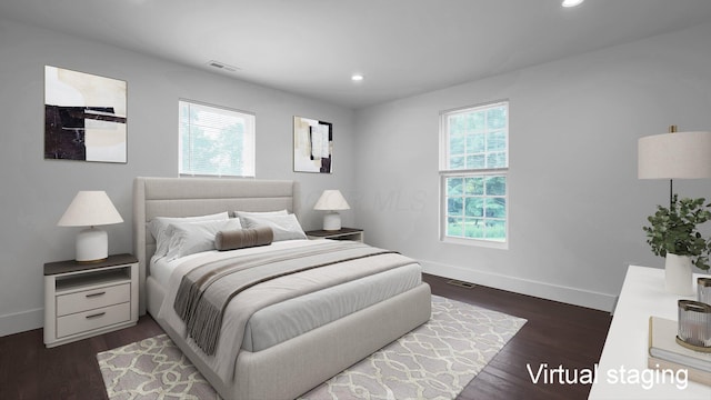 285 E Cherry St, Sunbury, OH 43074 - bedroom featuring recessed lighting and dark wood-type flooring
