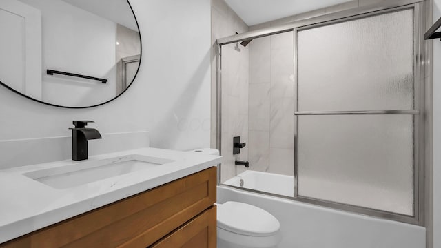 285 E Cherry St, Sunbury, OH 43074 - full bathroom featuring vanity and bath / shower combo with glass door