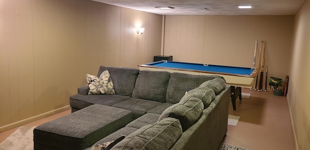 96 Summit St, Newark, OH 43055 - game room with billiards table and baseboards