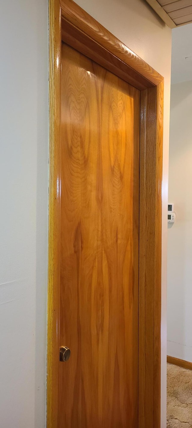 96 Summit St, Newark, OH 43055 - detailed view of baseboards and carpet flooring