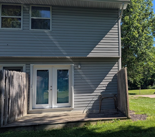 400 Forest Ln Unit 400, Richwood, OH 43344 - view of home's exterior featuring french doors