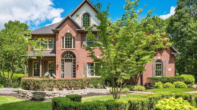 108 Hawks Cove Ct, Granville, OH 43023 - view of front of home with brick siding