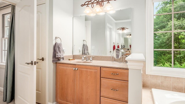 108 Hawks Cove Ct, Granville, OH 43023 - full bath with vanity and a tub to relax in
