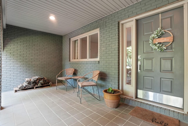 2500 Carriage Rd, Powell, OH 43065 - doorway to property featuring brick siding