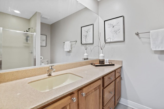 2500 Carriage Rd, Powell, OH 43065 - full bath with vanity and a shower stall