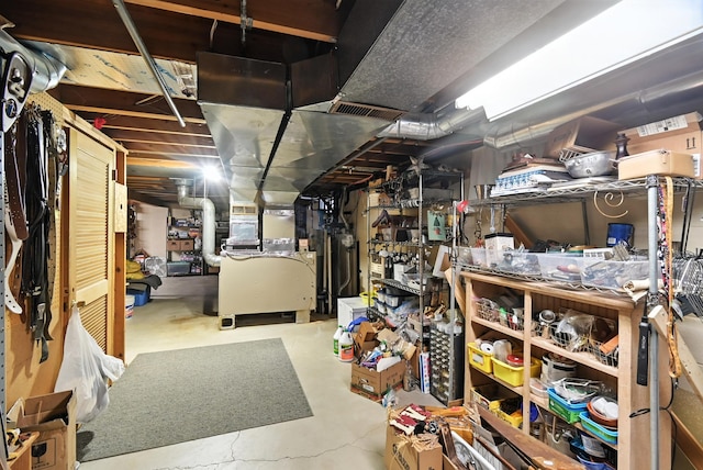 1994 County Road 61, Edison, OH 43320 - unfinished basement featuring heating unit