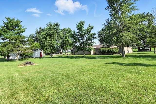 1994 County Road 61, Edison, OH 43320 - view of grassy yard with a storage unit