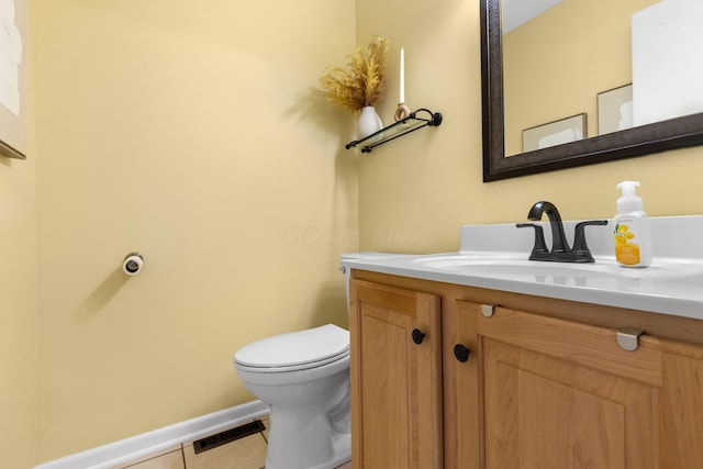 1271 Fareharm Dr, New Albany, OH 43054 - bathroom with tile patterned flooring and vanity