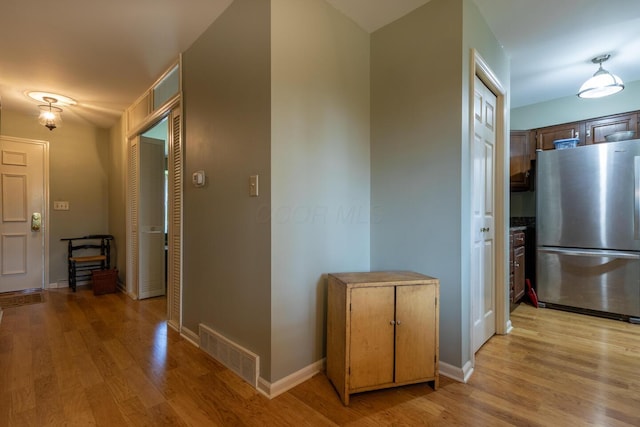 409 N High St, Lancaster, OH 43130 - hall featuring light wood-type flooring