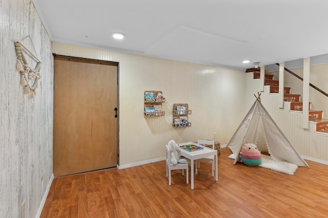 6666 Sharon Woods Blvd, Columbus, OH 43229 - rec room featuring wood finished floors and baseboards