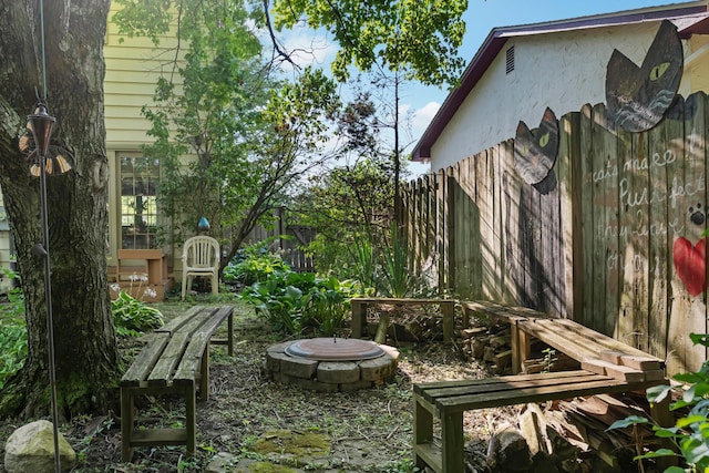 6666 Sharon Woods Blvd, Columbus, OH 43229 - view of patio / terrace with a fire pit