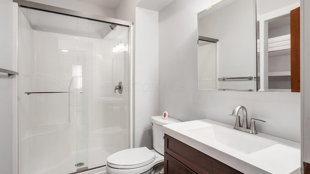 4721 W N Bank Rd, Buckeye Lake, OH 43008 - bathroom featuring a shower stall and vanity