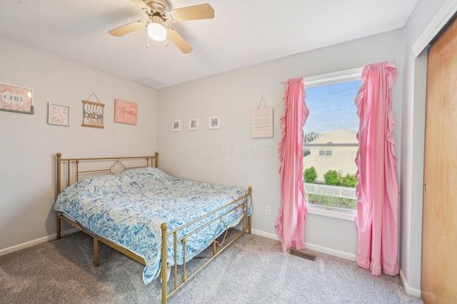 9375 Wingate Pl, Orient, OH 43146 - bedroom with carpet and ceiling fan