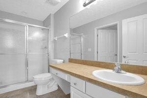 684 Old Dover Rd, Westerville, OH 43082 - bathroom with vanity and a shower stall