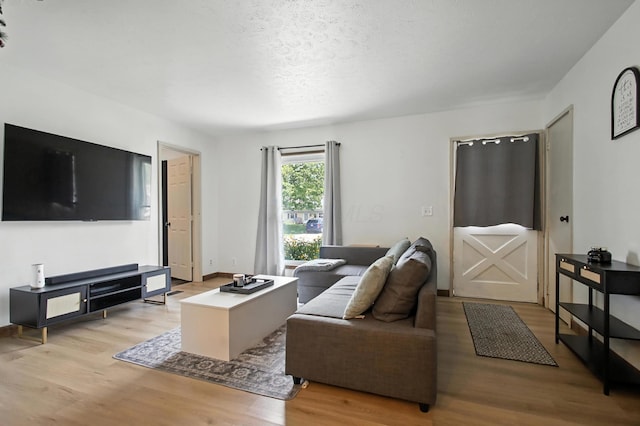 3139 Woonsocket St, Springfield, OH 45503 - living room featuring light wood-style floors and a textured ceiling