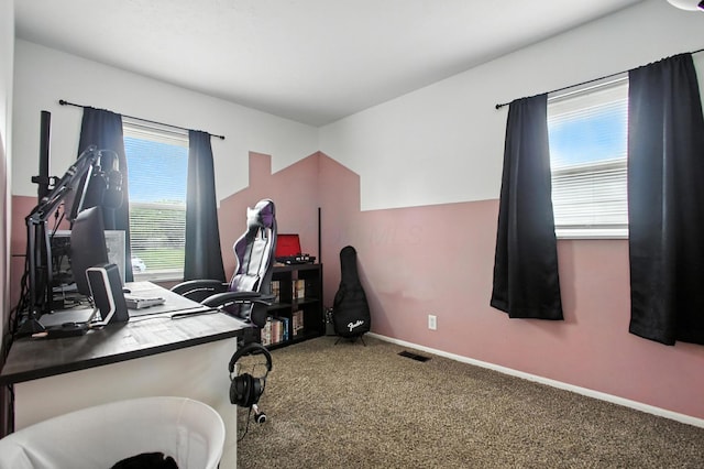 3139 Woonsocket St, Springfield, OH 45503 - office area featuring carpet floors and baseboards