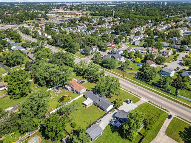 3329 Clime Rd, Columbus, OH 43223 - aerial view of residential area with a tree filled landscape