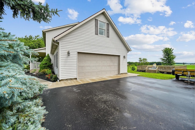 2532 State Route 292, West Mansfield, OH 43358 - view of garage
