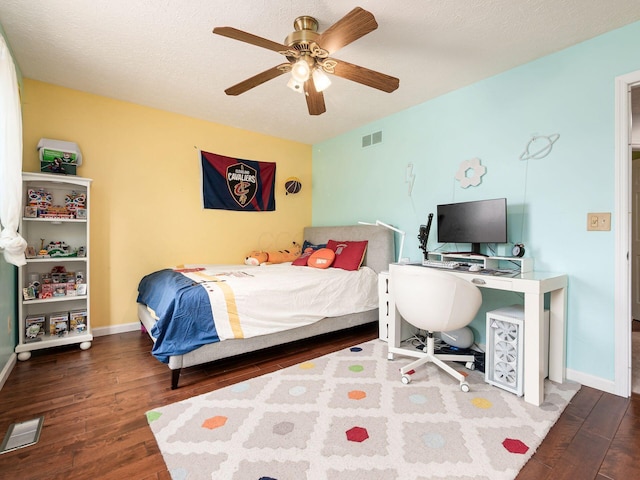 824 Lynnfield Dr, Westerville, OH 43081 - bedroom featuring hardwood / wood-style flooring and a ceiling fan