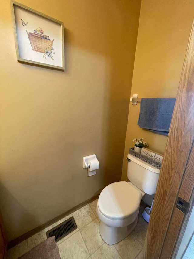 1889 Salt Lick Dr, Lancaster, OH 43130 - bathroom with toilet and tile patterned floors