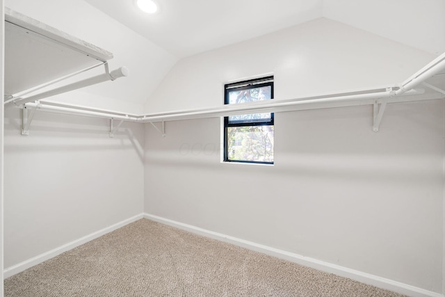 628 E Gates St, Columbus, OH 43206 - walk in closet featuring lofted ceiling and carpet