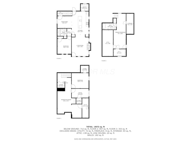 628 E Gates St, Columbus, OH 43206 - view of property floor plan