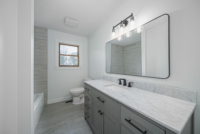 368 Woodview Dr, Chillicothe, OH 45601 - bathroom with vanity and baseboards
